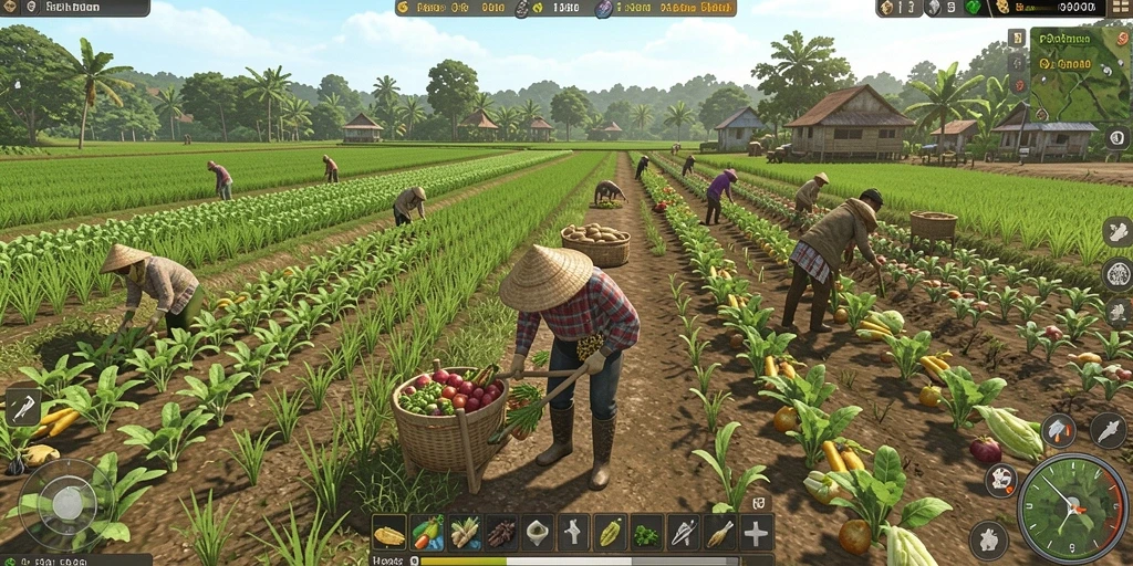 Screenshot ketiga memperlihatkan salah satu level yang menantang.
