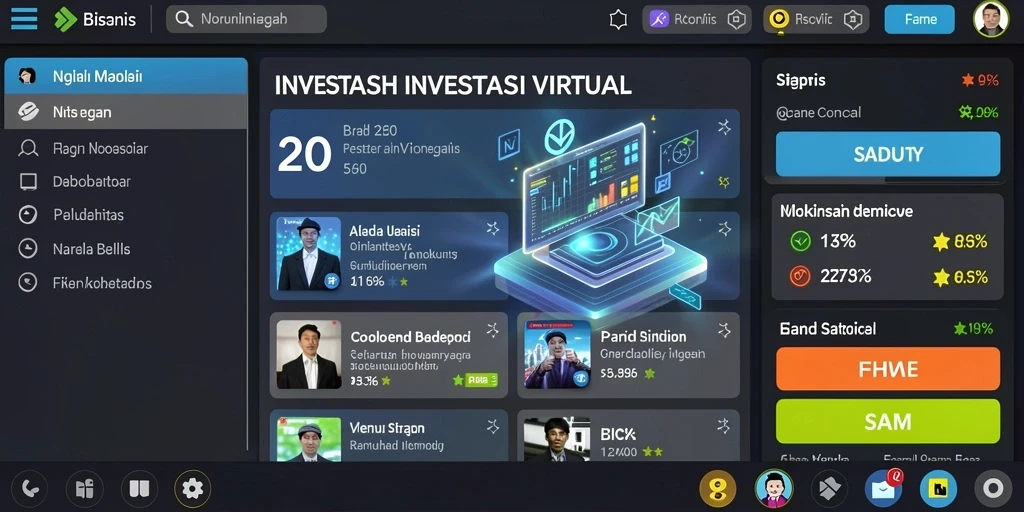 Menu misi yang menantang untuk pemain.